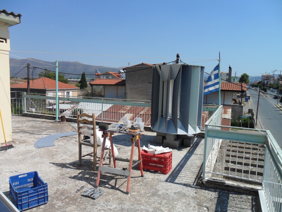 WIND GENERATOR TRIPOLIS GREECE, IASOS WIND GENERATORS ESTABLISHED AROUND THE WORLD,  ALREADY INSTALLED AND OPERATING WIND GENERATOR VERTICAL AXIS